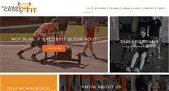 Desktop Screenshot of collegehillcrossfit.com